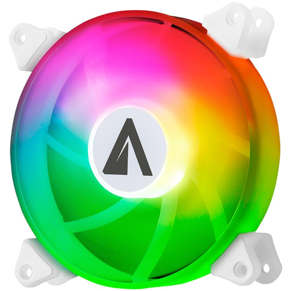 ABYSM Ventola PC Arc Light ARGB Diametro 12 cm Velocità Massima 1500 Giri /min Colore Bianco 1 pz