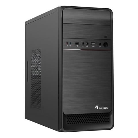 ADJ Case Micro Atx Con Alimentatore 500w Psu 1 Usb 2.0+3.0 Nero