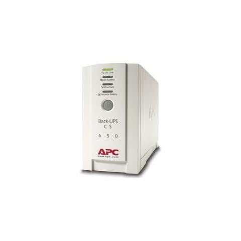 APC Gruppo di Continuità Back-UPS CS 400 W / 650 VA 4 Prese IEC (C13) / RS-232 / RJ-45 / USB