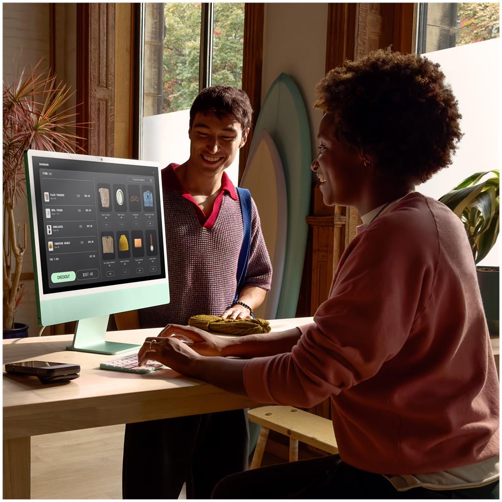 APPLE iMac M M4 59,7 cm (23.5") 4480 x 2520 Pixel PC All-in-one 16 GB 1 TB SSD macOS Sequoia Wi-Fi 6E (802.11ax) Argento