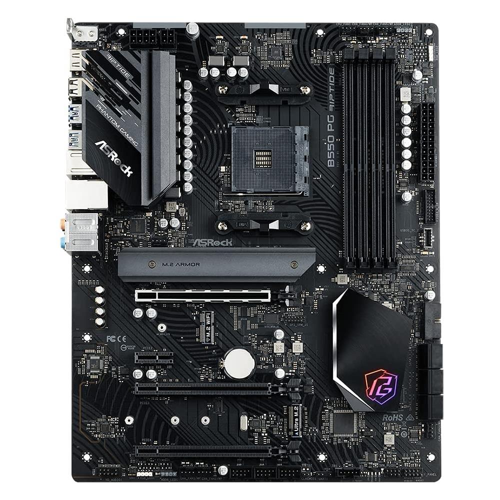 ASROCK Scheda Madre B550 PG Riptide Socket AM4 Chipset B550 ATX