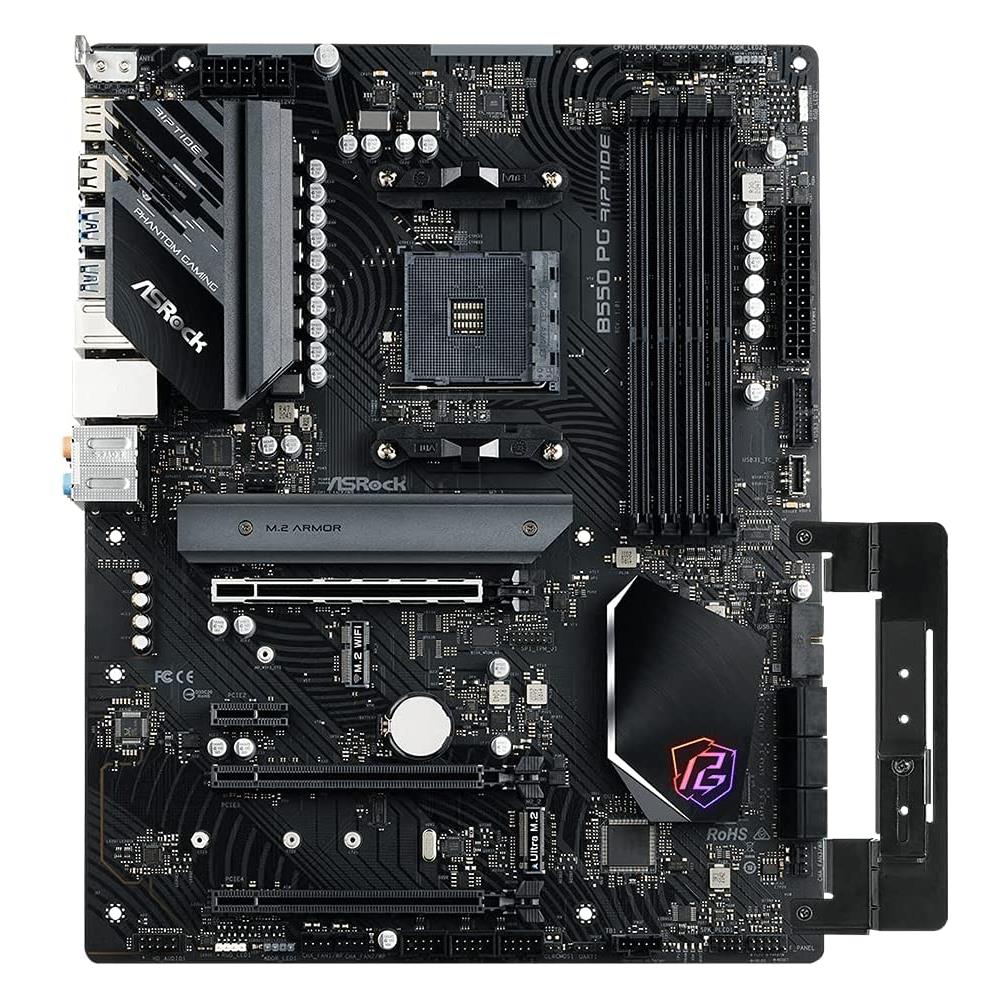 ASROCK Scheda Madre B550 PG Riptide Socket AM4 Chipset B550 ATX
