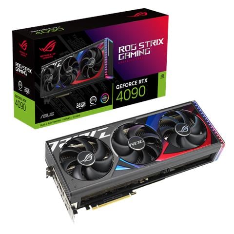 ASUS GeForce RTX 4090 24 GB GDDR6X Pci-E 3x DisplayPort / 2x HDMI ROG Strix Gaming
