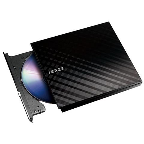 ASUS Masterizzatore Esterno SDRW-08D2S Slim 8x, Supporto M-Disc, compatible con Windows e Mac OS, colore NERO