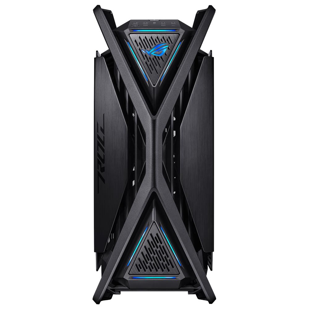 ASUS Rog Hyperion Gr701 Case Gaming Full Tower E-atx Atx Micro-atx Mini-itx Pannelli Laterali In Vetro Temperato Illuminazione Rgb 4xusb-a 3.2 2xusb-c 4xventole 140mm Nero