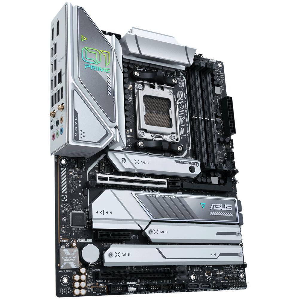 ASUS Scheda Madre Prime X670E-PRO WIFI Socket AM5 Chipset X670 ATX