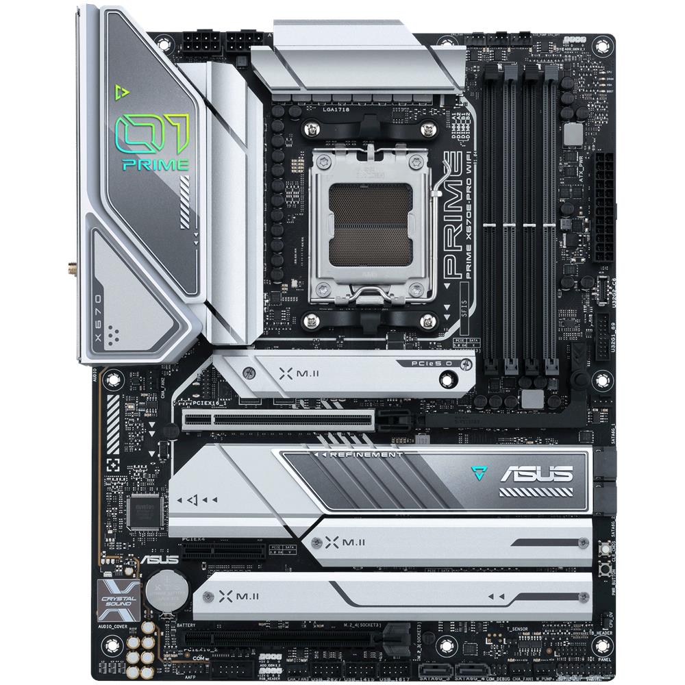 ASUS Scheda Madre Prime X670E-PRO WIFI Socket AM5 Chipset X670 ATX