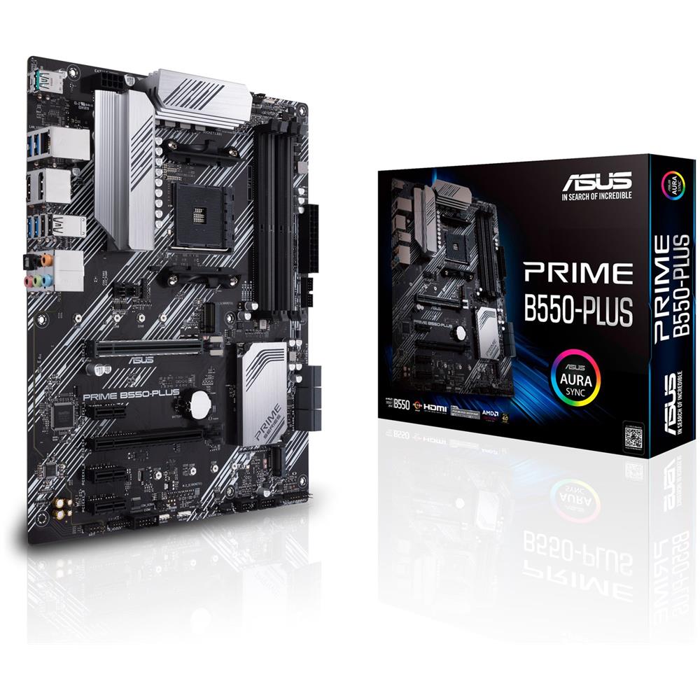 ASUS Scheda Madre Prime B550-Plus Socket AM4 Chipset B550 ATX