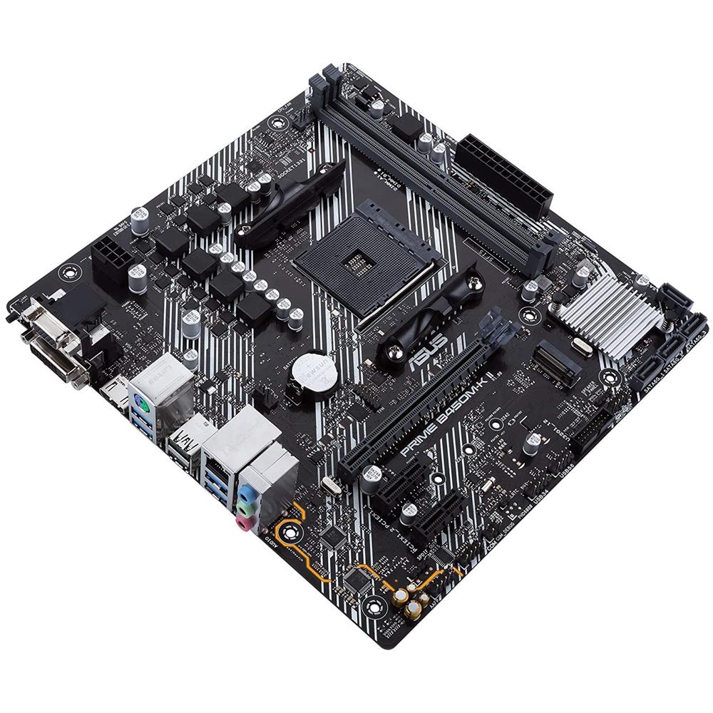 ASUS Scheda Madre Prime B450M-K II Socket AM4 Chipset B450 Micro ATX