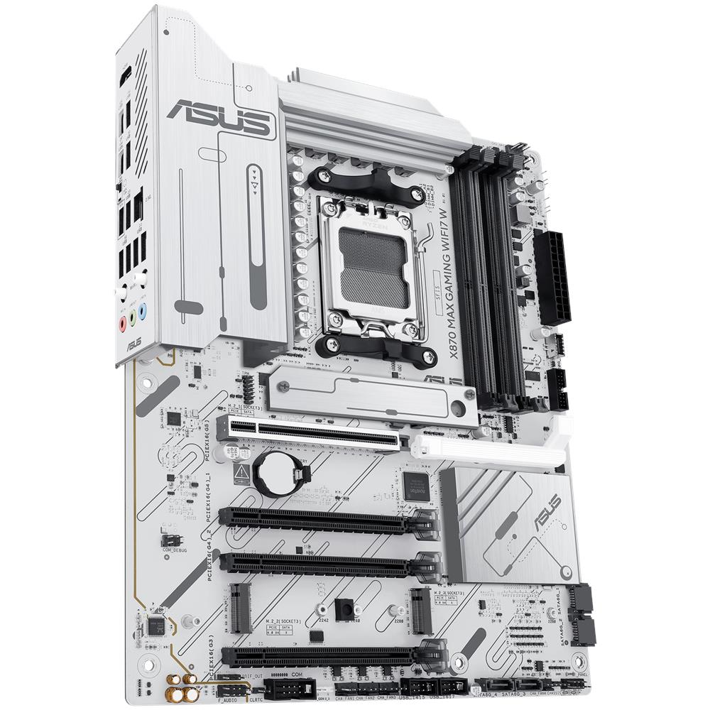ASUS Scheda Madre X870 MAX GAMING WIFI7 W Socket AM5 Chipset X870 ATX