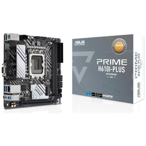 ASUS Scheda Madre PRIME H610I-PLUS-CSM Socket LGA 1700 Chipset H610 Mini ITX