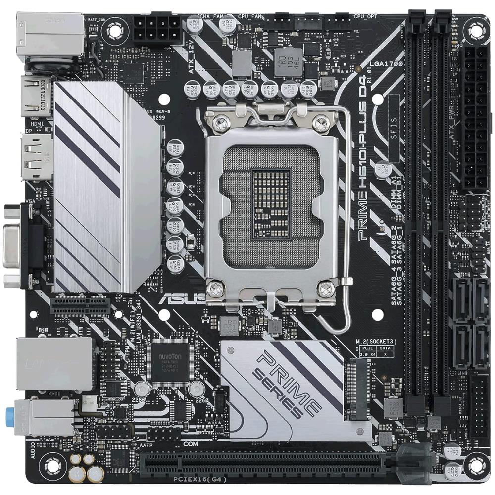 ASUS Scheda Madre PRIME H610I-PLUS-CSM Socket LGA 1700 Chipset H610 Mini ITX