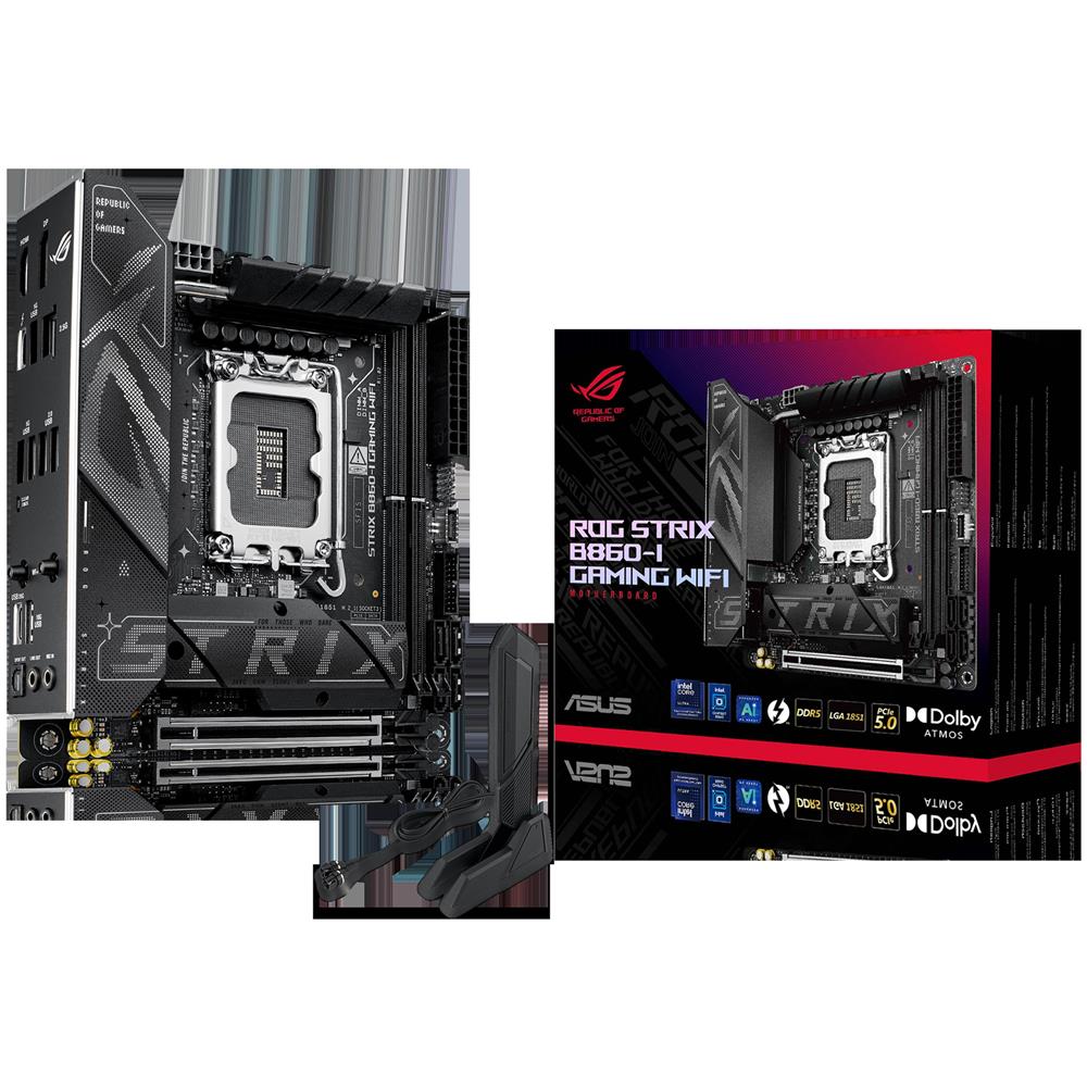 ASUS Scheda Madre ROG STRIX B860-I GAMING WIFI Socket LGA 1851 Chipset B860 Mini ITX