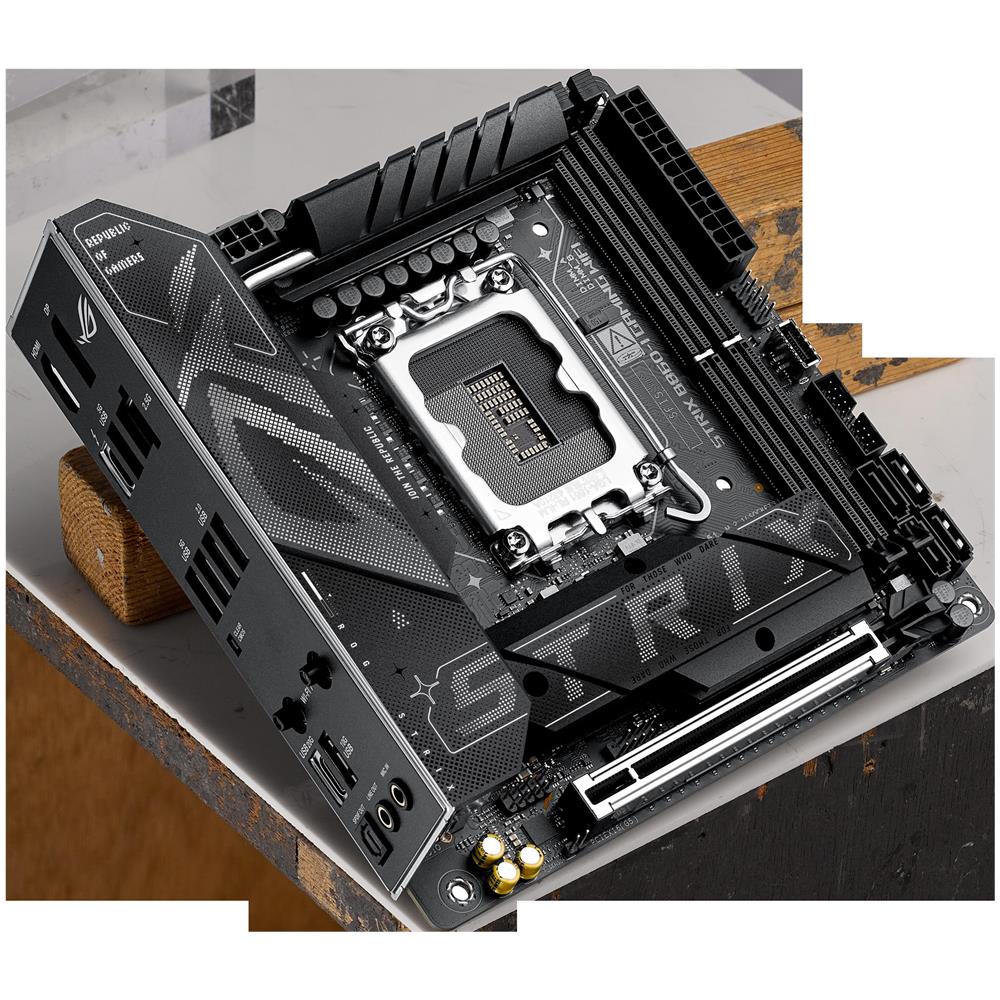 ASUS Scheda Madre ROG STRIX B860-I GAMING WIFI Socket LGA 1851 Chipset B860 Mini ITX