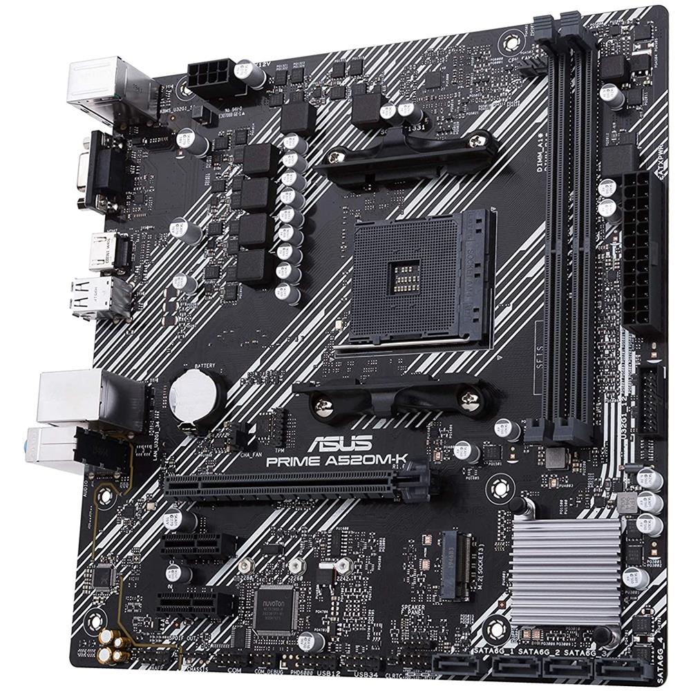 ASUS Scheda Madre Prime A520M-K Socket AM4 Chipset A520 Micro ATX