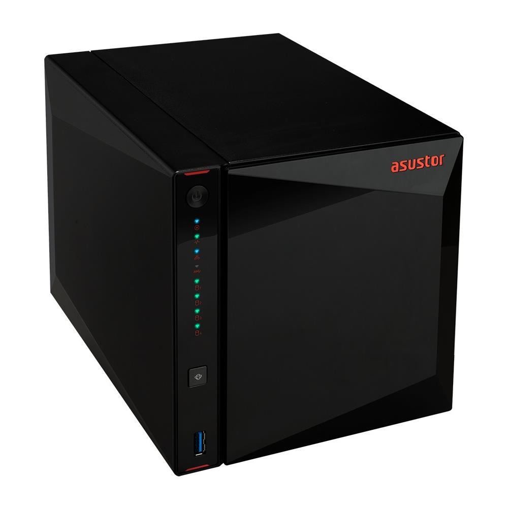 ASUSTOR NAS Nimbustor 4 con 4 Slot 3.5" / 2.5" Interfacce 2 x Gigabit Ethernet / 3 x USB 3.0 Ram 4 GB