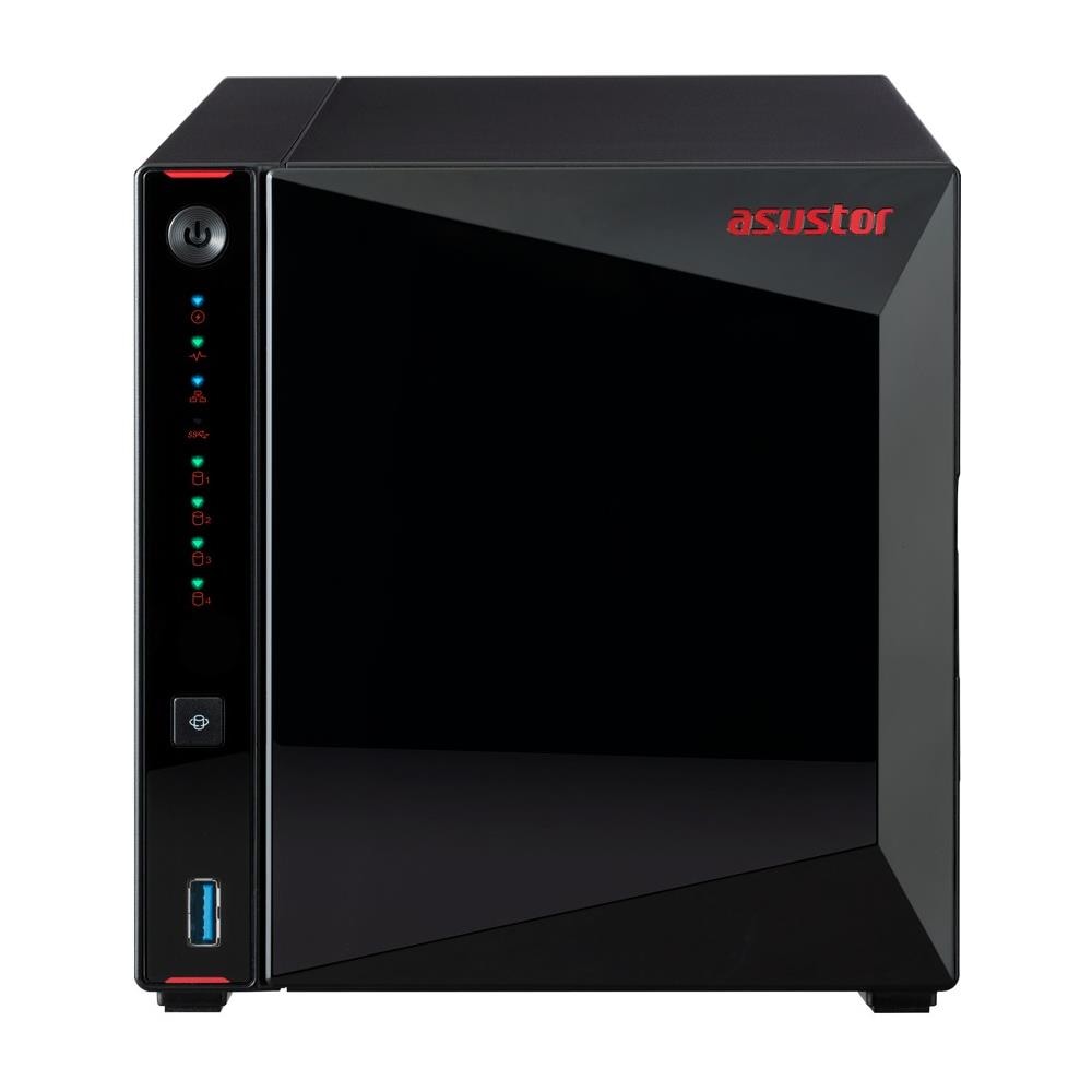 ASUSTOR NAS Nimbustor 4 con 4 Slot 3.5" / 2.5" Interfacce 2 x Gigabit Ethernet / 3 x USB 3.0 Ram 4 GB