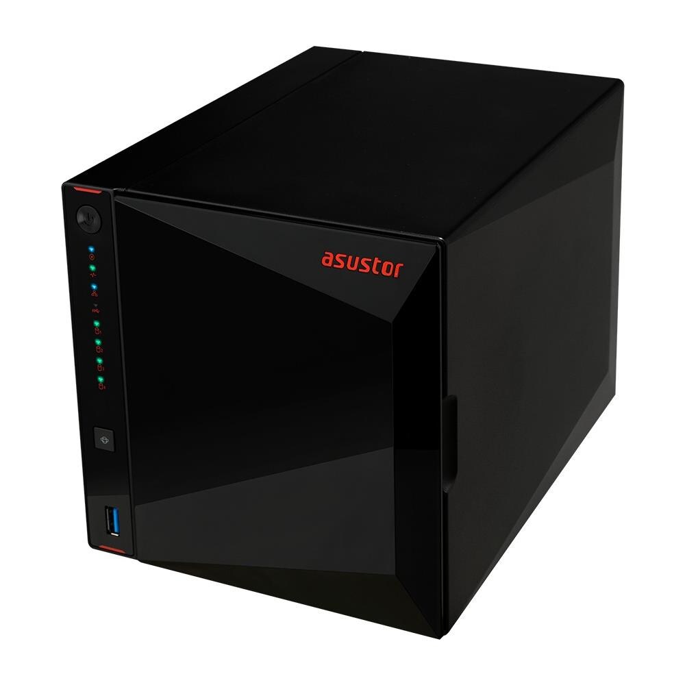 ASUSTOR NAS Nimbustor 4 con 4 Slot 3.5" / 2.5" Interfacce 2 x Gigabit Ethernet / 3 x USB 3.0 Ram 4 GB