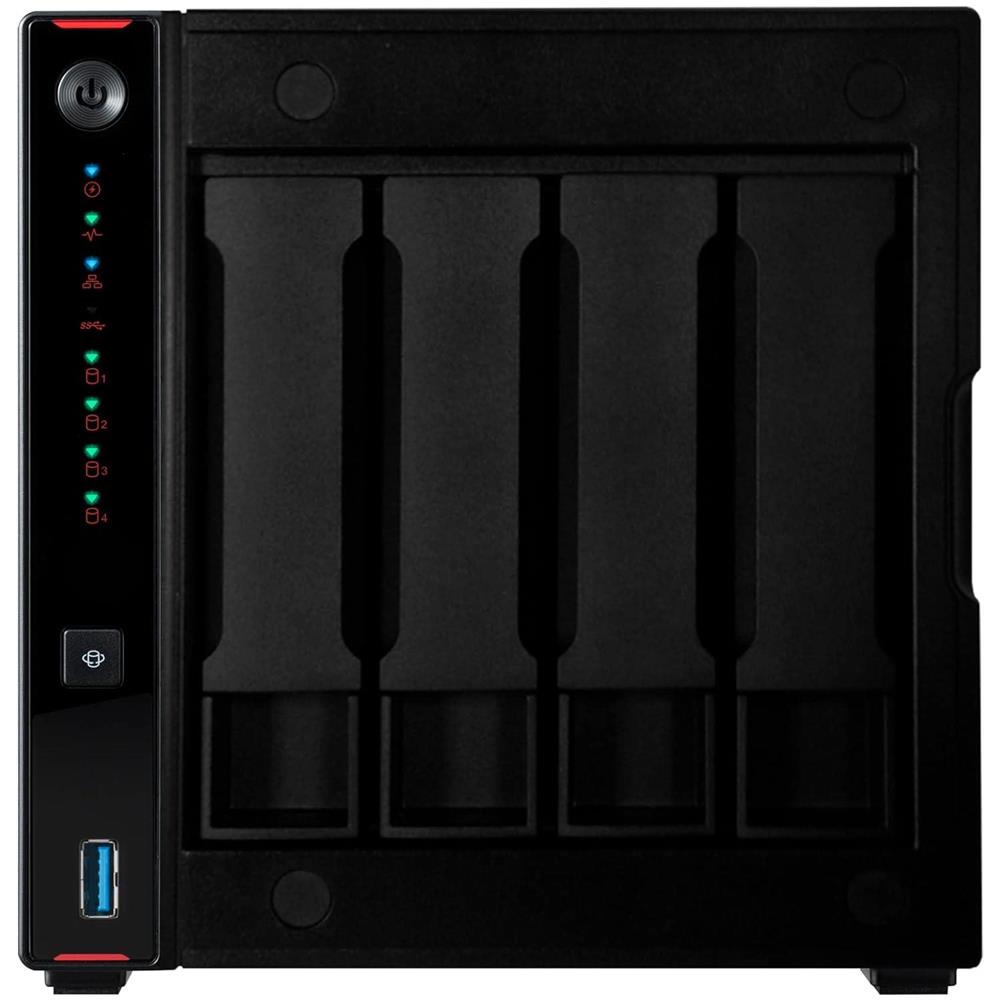 ASUSTOR Nimbustor 4 Gen2 (AS5404T) Nas Tower 4 Bay + 4XM. 2 Nvme Processore Intel Celeron N5105 Capacità 4GB Ram