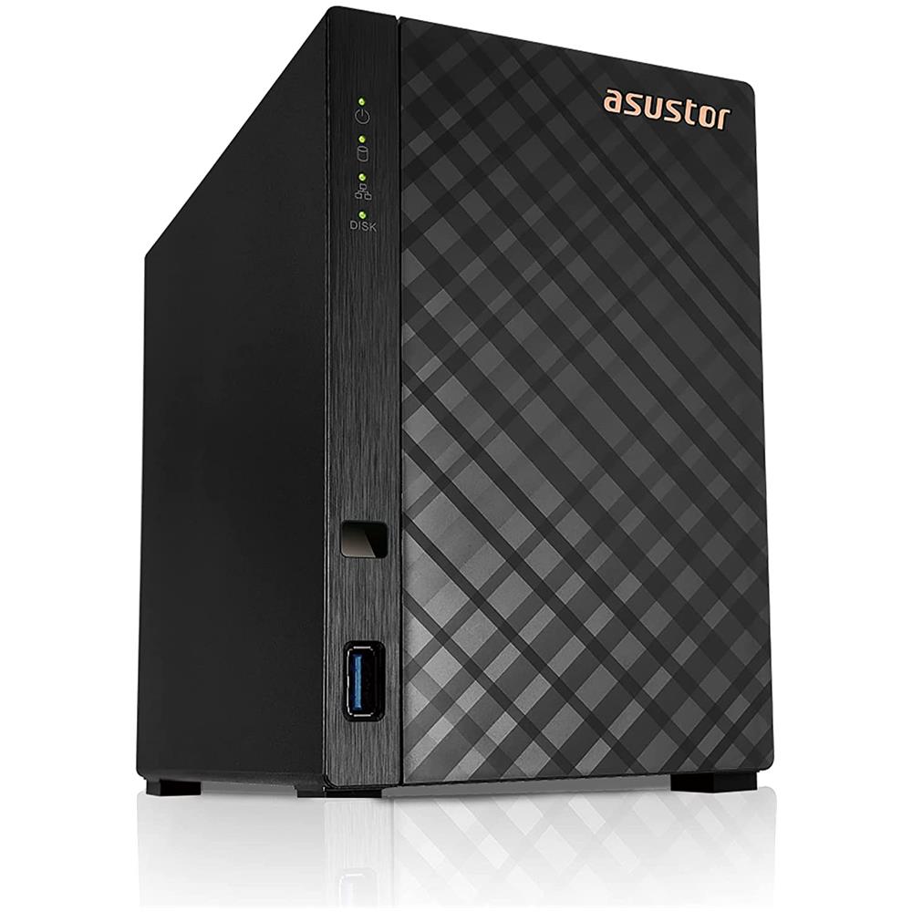 ASUSTOR NAS Drivestor 2 2 Slot 3.5" Interfacce 1 x Gigabit Ethernet / 2 x USB 3.0 Ram 1 GB