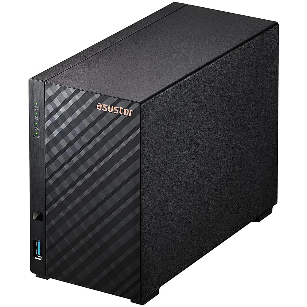 ASUSTOR NAS Drivestor 2 2 Slot 3.5" Interfacce 1 x Gigabit Ethernet / 2 x USB 3.0 Ram 1 GB