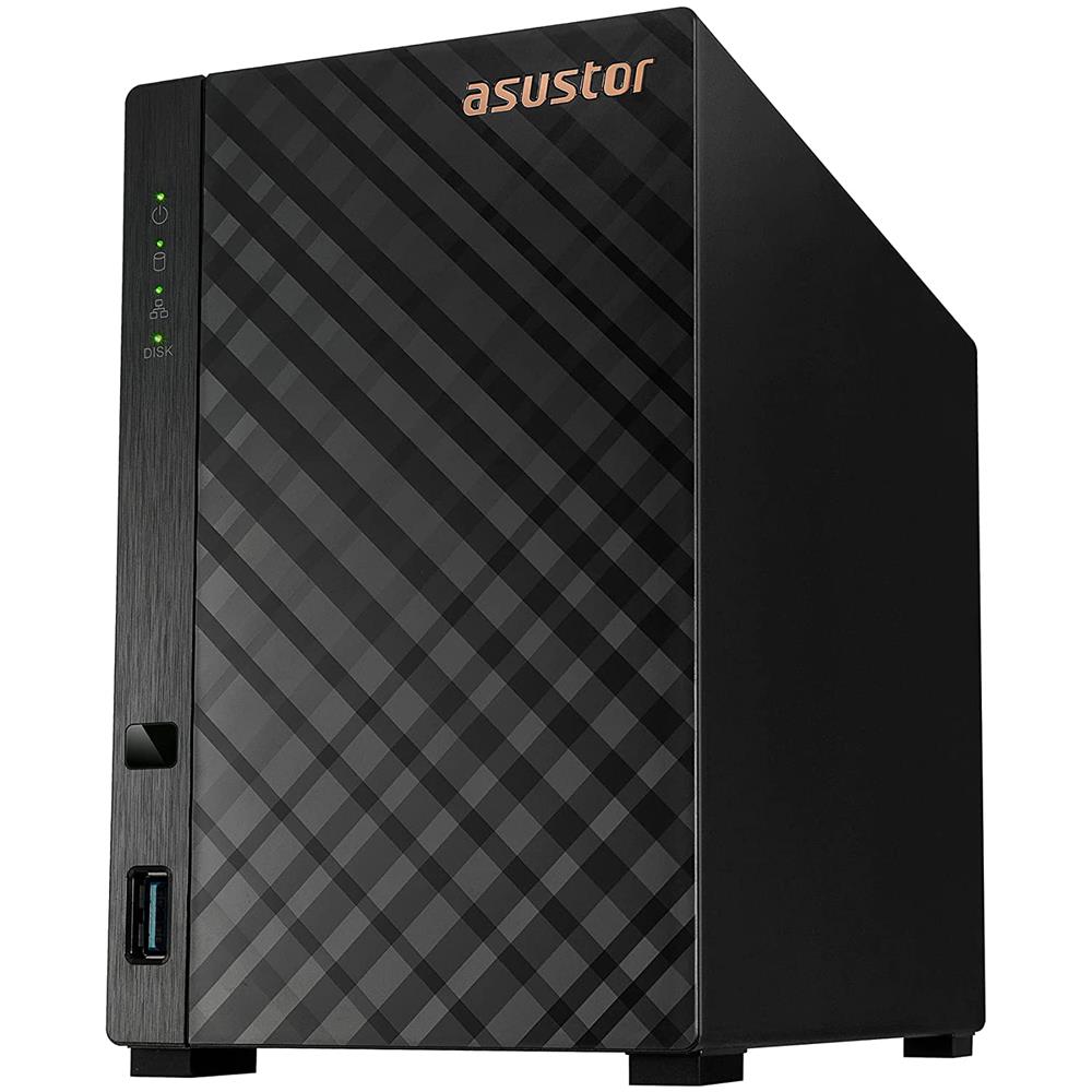 ASUSTOR NAS Drivestor 2 2 Slot 3.5" Interfacce 1 x Gigabit Ethernet / 2 x USB 3.0 Ram 1 GB