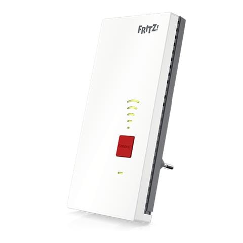 AVM FRITZ BOX !Repeater 2400 Ripetitore WiFi Mesh Dual- Band Colore Grigio / Bianco
