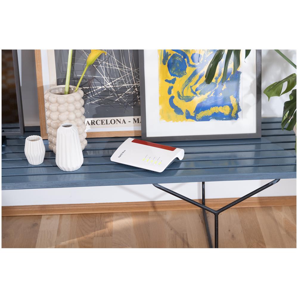 AVM FRITZ BOX Router Wireless FRITZ!Box 7510 AX Banda Singola 1x Gigabit Ethernet LAN / 1x USB