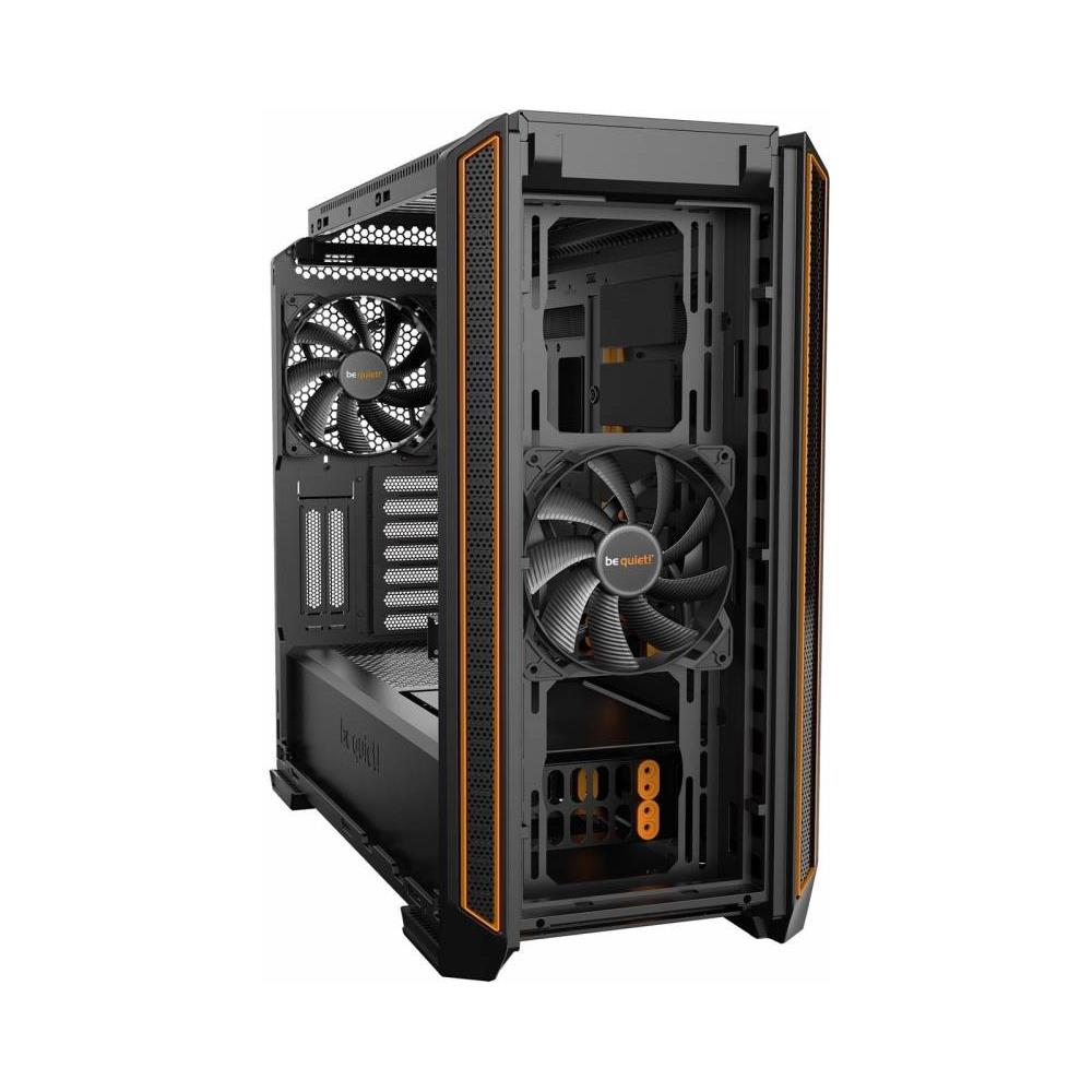 BE QUIET Case Silent Base 601 Middle Tower ATX / EATX / Micro ATX / Mini-ITX 2 Porte USB 3.0 Colore Nero e Arancione