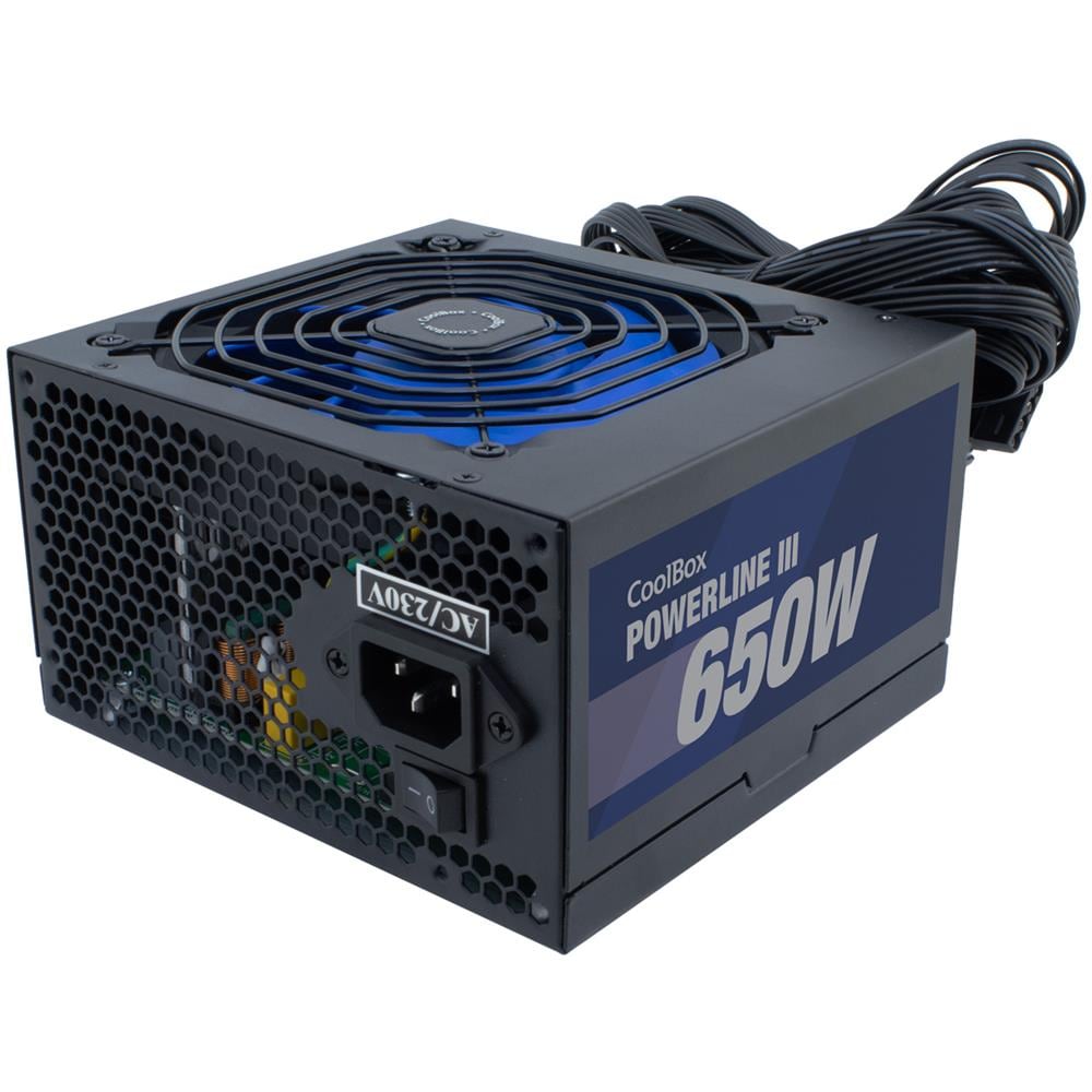 CoolBox Alimentatore PC Powerline III 650 650 W ATX Colore Nero