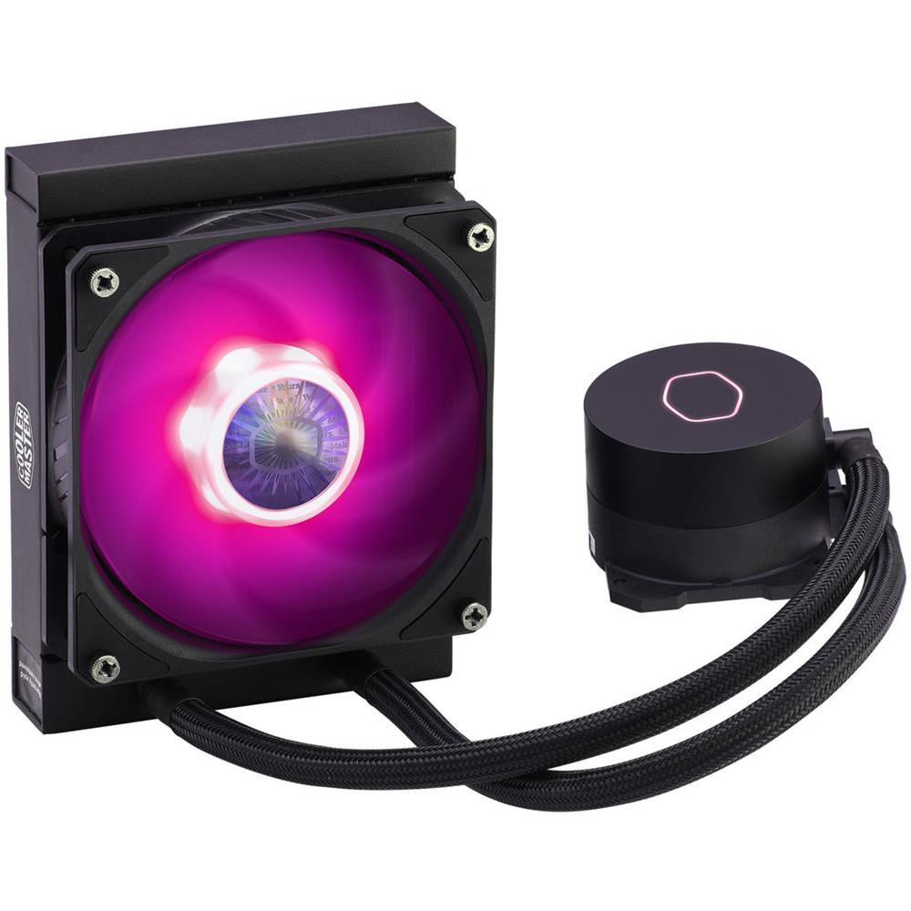COOLERMASTER Dissipatore CPU a LiquidoWater MasterLiquid ML120L V2 RGB per Socket Intel LGA 1150 / 1151 / 1155 / 1156 / 2011 / 2011-v3 / 2066 e Socket AMD AM2 / AM2+ / AM3 / AM3+ / AM4 / FM1 / FM2 / FM2+