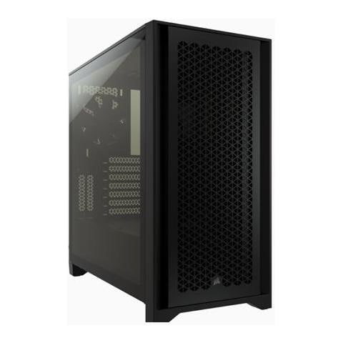 CORSAIR Case 4000D Airflow Midi Tower ATX / EATX / micro ATX / Mini-ITX 2 Porte USB 3.2 Colore Nero (Finestrato)