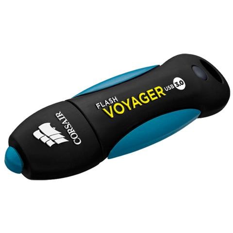 CORSAIR Chiavetta USB Flash Voyager Impermeabile / Antiurto 32 GB Interfaccia USB 3.0 Colore Blu / Nero