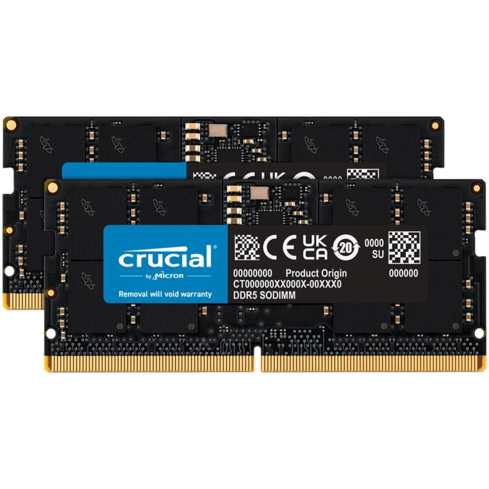 CRUCIAL Memoria SO-DIMM CT2K16G56C46S5 32 GB (2 x 16 GB) DDR5 5600 MHz CL46