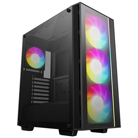 DeepCool Case MATREXX55 V4 C Midi Tower ATX /micro ATX /Mini-ITX 2xUSB 3.2 Colore Nero (Finestrato)