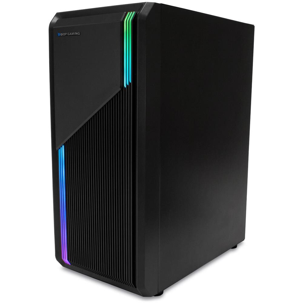 DEEPGAMING Case Gaming A230 ATX Micro-ATX Mini-ITX USB 3.2 Colore Nero Finestrato