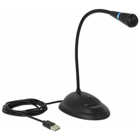 DeLOCK 65871 microfono PC microphone Cablato Nero