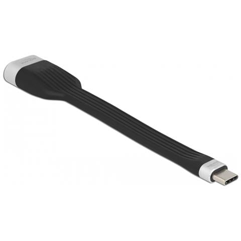 DeLOCK Cavo FPC a nastro piatto USB Type-C per HDMI (DP Alt Mode) 4K 60 Hz da 13,5 cm