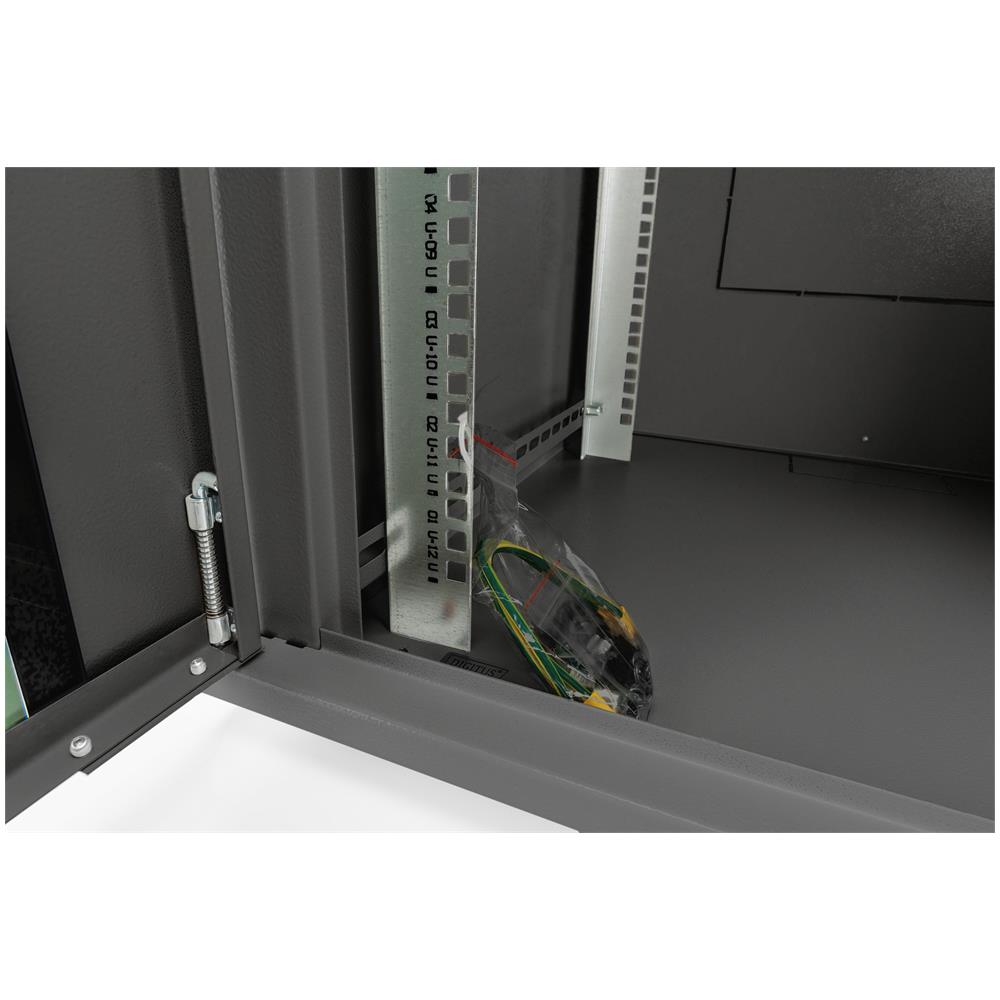 DIGITUS Armadio Rack da Parete 9U Colore Nero