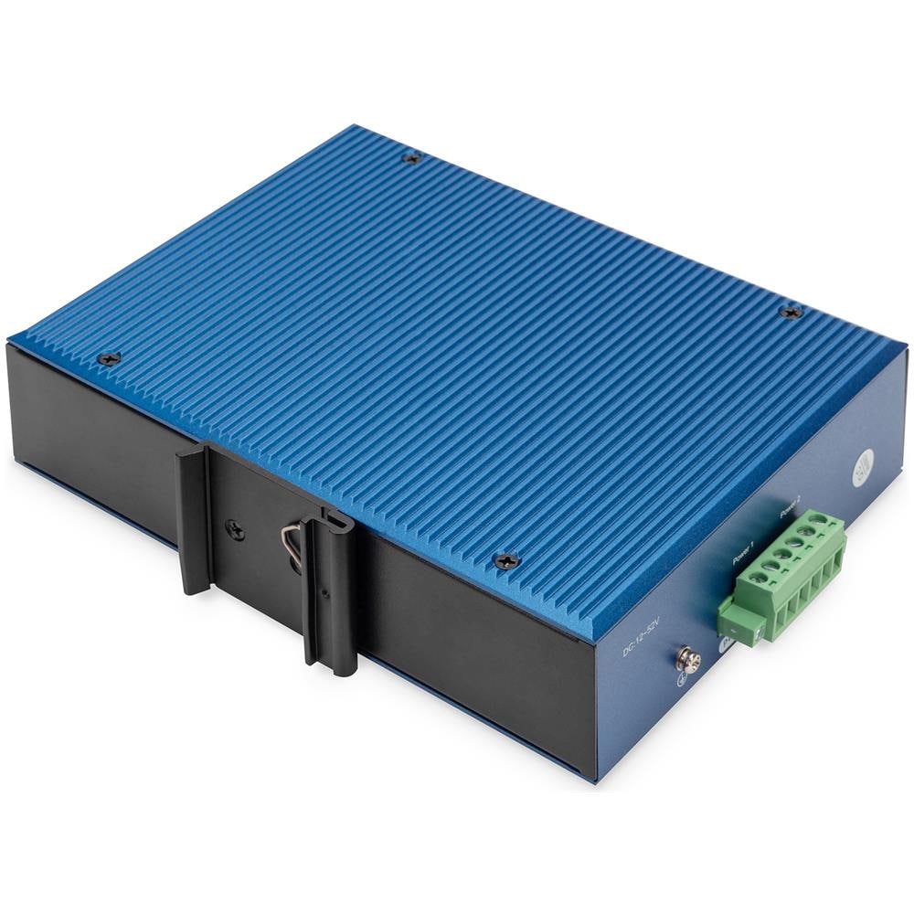 Digitus Switch di rete Gigabit Ethernet a 16 porte, industriale, non gestito, 2 Uplink SFP