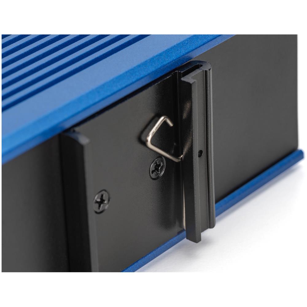 DIGITUS Switch industriale 8 + 2 porte Gigabit Ethernet PoE