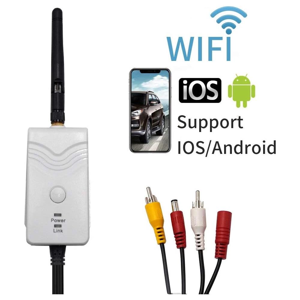 EMEBAY Nuovo Arrivo!!! Ripetitore Di Segnale Del Trasmettitore Wifi Per Telecamera Di Backup Per Retromarcia Per Auto Wireless Per Iphone Ios E Android