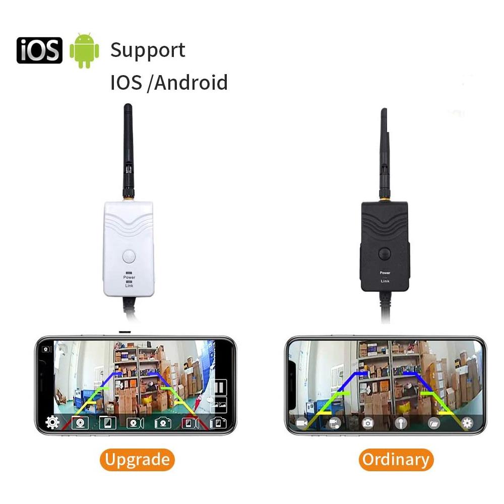 EMEBAY Nuovo Arrivo!!! Ripetitore Di Segnale Del Trasmettitore Wifi Per Telecamera Di Backup Per Retromarcia Per Auto Wireless Per Iphone Ios E Android