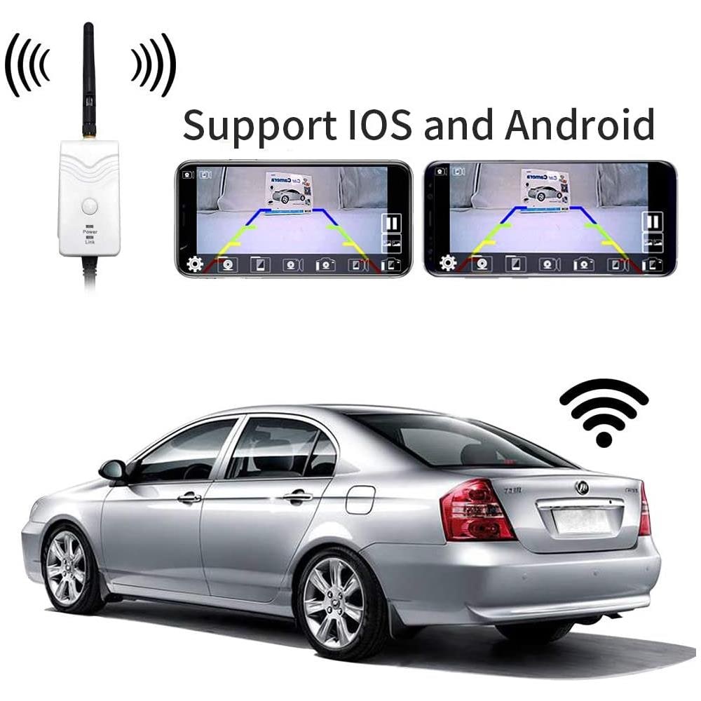 EMEBAY Nuovo Arrivo!!! Ripetitore Di Segnale Del Trasmettitore Wifi Per Telecamera Di Backup Per Retromarcia Per Auto Wireless Per Iphone Ios E Android