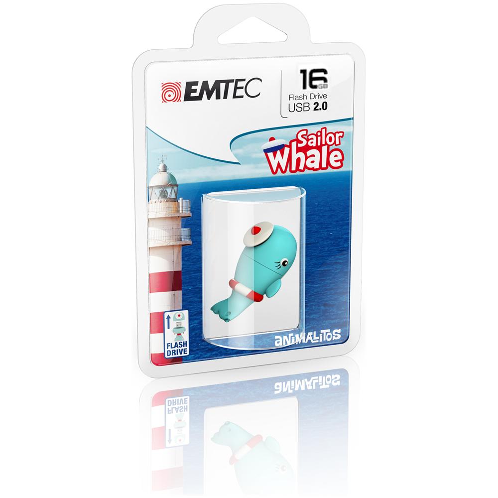 EMTEC Chiavetta USB 16 GB Interfaccia USB 2.0 Balenotta