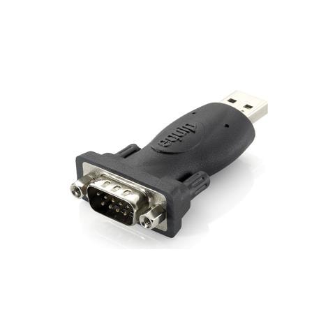 EQUIP 133382 USB A RS-232 Nero cavo di interfaccia e adattatore
