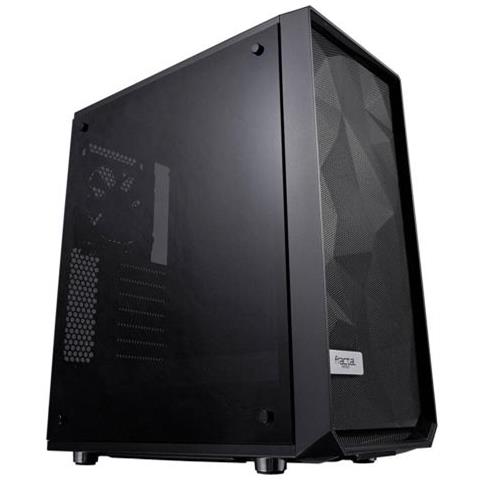 FRACTAL DESIGN Case Meshify C Middle Tower ATX / Micro-ATX / Mini-ITX 2 Porte USB 3.0 Colore Nero (Finestrato)