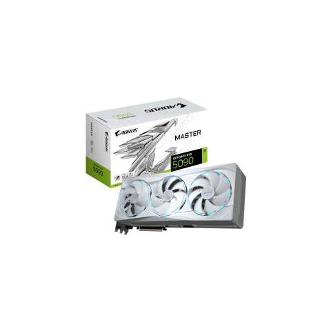 GIGABYTE Gigabyte Aorus Geforce Rtx 5090 Master Ice 32gb Gddr7 Dlss4 Triple Fan Pci Express X16 5.0