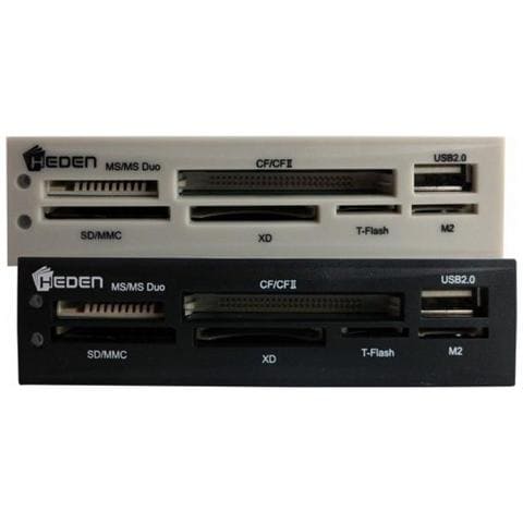 HEDEN LECMEM35A3, CF, CF Type II, Memory Stick (MS) , MicroSD (TransFlash) , MMC, MS Duo, MS Micro (M2) , SD, SDHC, xD, 8, 89 cm (3.5") , Beige, Nero, 240g