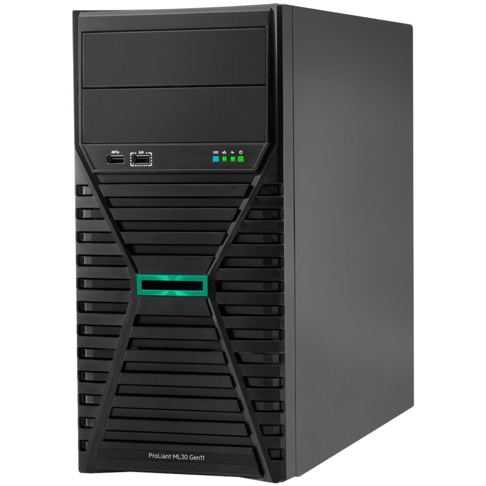 HPE Server ProLiant ML30 Gen11 da 2 TB Tower (4U) Intel Xeon E E-2414 2,6 GHz Ram 32 GB DDR5-SDRAM Potenza 350 W